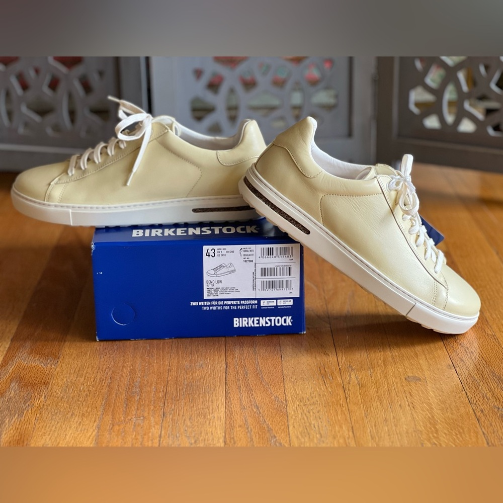 NWT Birkenstock Bend Low in Butter Unisex Size 43 Women’s 12, Men’s 10 - Picture 2 of 14